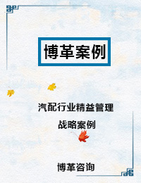 汽配行業(yè)精益管理戰(zhàn)略案例 汽配行業(yè)精益管理戰(zhàn)略